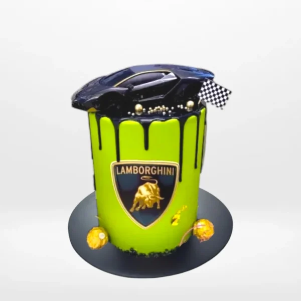 Lamborghini Cake, luxury car cake design from the best bakery in Birmingham