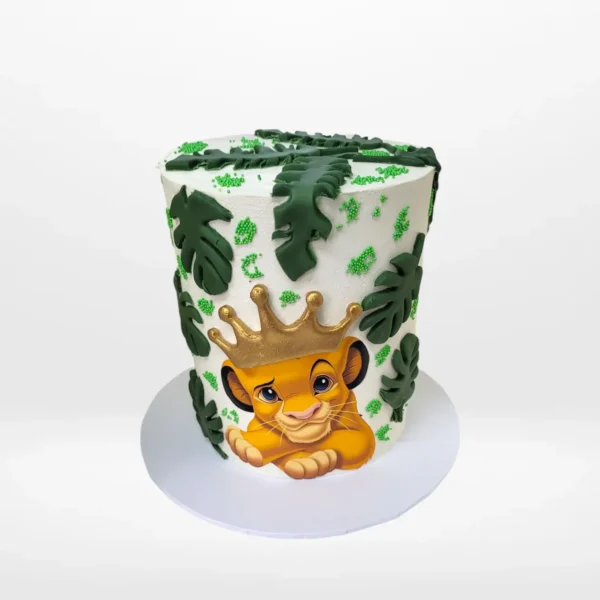 Lion King Cake with Simba and Nala design, best birthday cakes in Birmingham
