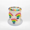 Rainbow Rainbow Cake with buttercream rainbow design, cake shop Smethwick High Street