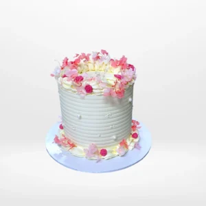 Simple Birthday Cake from Cravery’s cake Birmingham