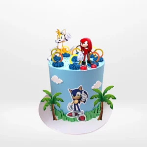 Sonic Cake with Sonic the Hedgehog design, birthday cake shop Birmingham