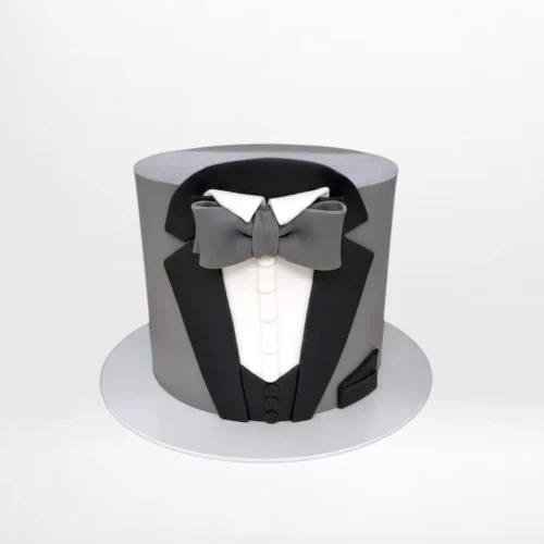 50th Birthday Cake for a Male by The Cravery – elegant handcrafted milestone cake available for delivery in Walsall.
