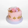 Elegant 80th Birthday Cake from The Cravery, custom handcrafted celebration cake at our cake shop in Mere Green.