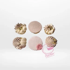 Cupcake Ideas for Gender Reveal by The Cravery, handcrafted cupcakes with pink or blue filling and cupcake delivery in Birmingham.