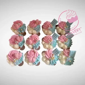 Babyshower Cupcake by The Cravery, handcrafted cupcakes made in Birmingham for baby celebrations.