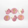 Baptism Cupcakes by The Cravery, handcrafted cupcakes with elegant pastel designs and cupcake delivery in Birmingham.