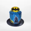 Batman-themed birthday cake with Gotham design handcrafted by The Cravery in Birmingham.