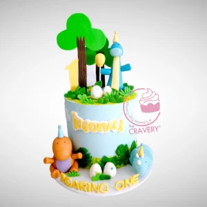 Birthday Cake First by The Cravery, handcrafted all-edible 8-inch artisan cake from Birmingham bakery.