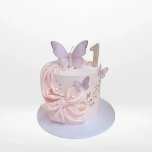 Birthday Cake First by The Cravery, handcrafted all-edible 8-inch artisan cake from Birmingham bakery.