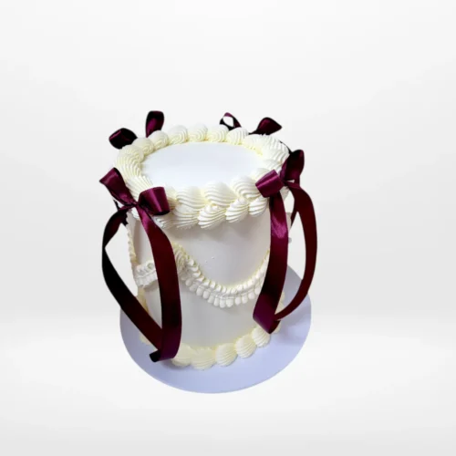 Birthday Vintage Cake by The Cravery, elegant handcrafted design available for birthday cakes in Solihull.