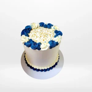Birthday Cake in Blue