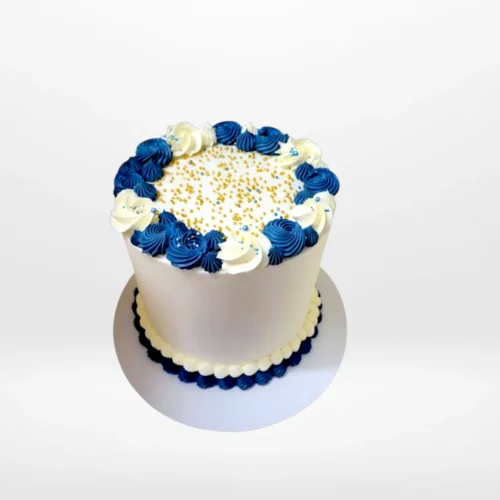 Birthday Cake in Blue