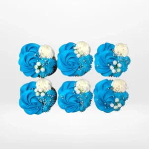 Blue Cupcakes by The Cravery, handcrafted cupcakes available for delivery across Birmingham.