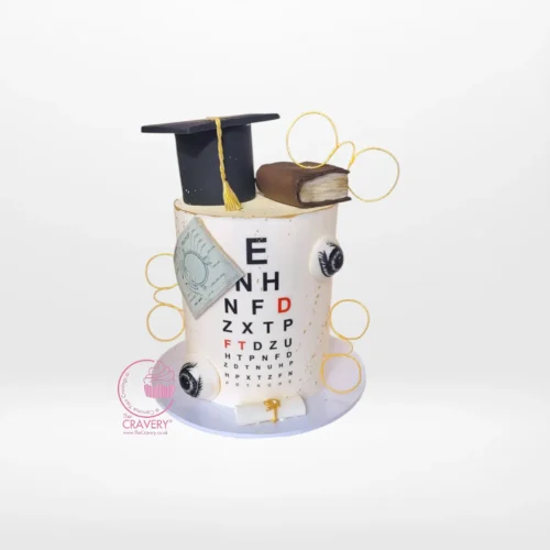 Cake Graduation by The Cravery, handcrafted graduation cake created by expert cake makers in Solihull.