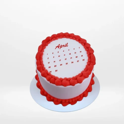 Calendar Cake from Cake Shop Sheldon