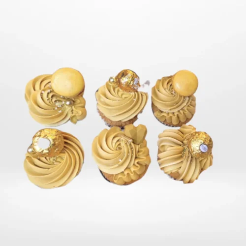 Caramel Cupcakes by The Cravery, golden cupcakes with smooth caramel buttercream, baked fresh in Birmingham.