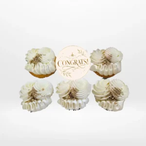 Congrats Cupcakes by The Cravery, handcrafted celebration cupcakes baked fresh in Solihull.