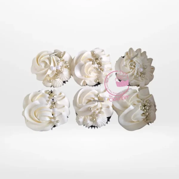 Cream Cupcake by The Cravery, handcrafted cupcakes with smooth buttercream frosting, available for cupcake delivery in Birmingham.