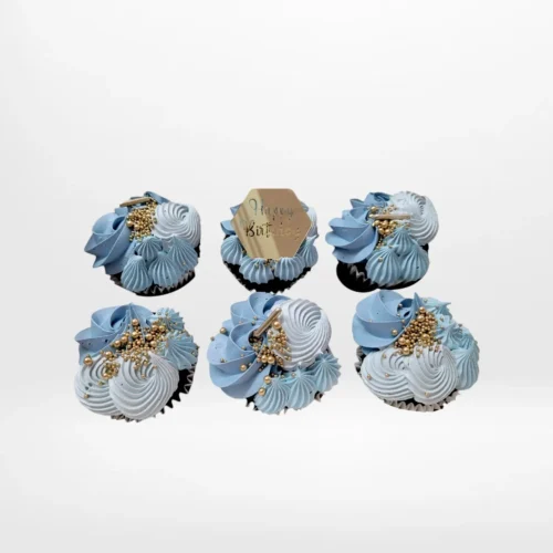 Cup Cakes Happy Birthday by The Cravery, colourful handcrafted cupcakes baked fresh in Solihull.