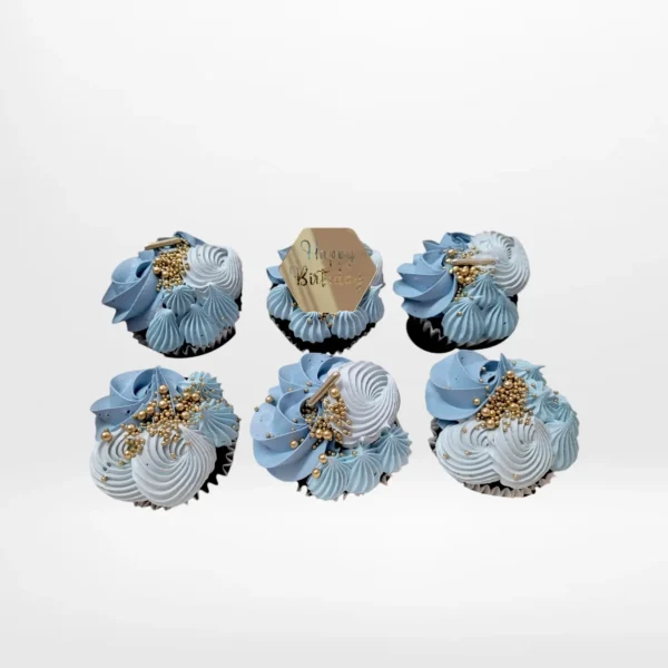 Cup Cakes Happy Birthday by The Cravery, colourful handcrafted cupcakes baked fresh in Solihull.