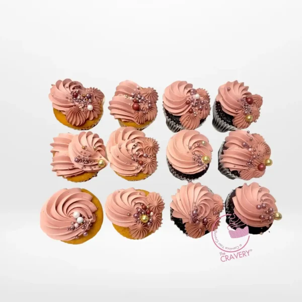 Cupcake Birthday Cake by The Cravery, handcrafted cupcakes for birthday celebrations in Birmingham.