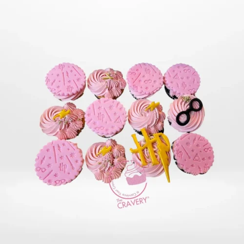 Cupcakes Harry Potter by The Cravery, edible themed cupcakes handcrafted and delivered in Birmingham.