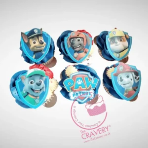 Cupcakes PawPatrol by The Cravery handcrafted themed cupcakes made in Birmingham.