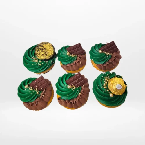 Deco Cupcakes by The Cravery, elegant handcrafted cupcakes with art deco designs, baked fresh in Sutton Coldfield.