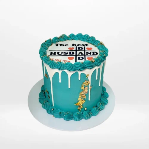 Elegant Drip Cake by The Cravery, handcrafted buttercream cake with cascading drip design from our cake shop in Kings Heath.