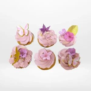 Fairy Butterfly Cakes by The Cravery, handcrafted cupcakes with butterfly decorations, freshly baked in Birmingham.