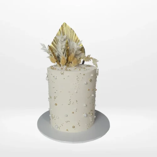 Elegant Fancy Cake from The Cravery cake shop in Birmingham with delicate floral decorations and luxurious design.