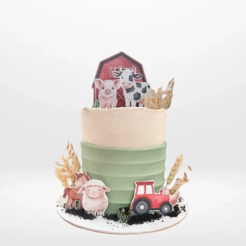 arm Cake by The Cravery, handcrafted farm-themed birthday cake from the best bakery in Birmingham.