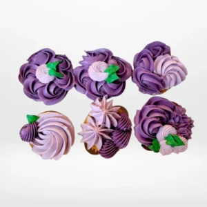 Flower Cupcakes by The Cravery, handcrafted floral buttercream cupcakes, freshly baked and delivered in Birmingham.