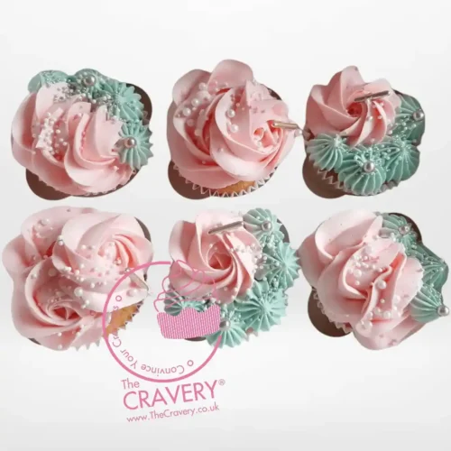 Gender Reveal Cupcakes by The Cravery, handcrafted cupcakes for gender reveal celebrations in Birmingham.