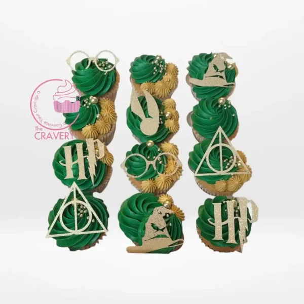 Harry Potter Cupcake Ideas by The Cravery, wizard-themed handcrafted cupcakes baked fresh in Birmingham.