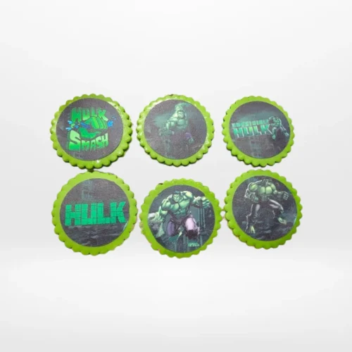 Hulk Cupcakes by The Cravery, green superhero cupcakes handcrafted and freshly baked in Walsall.