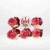 I Love You Cupcakes by The Cravery, handcrafted romantic cupcakes with cupcake delivery in Birmingham.