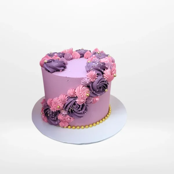 Lavender Cake with pastel tones from Cake Delivery Birmingham