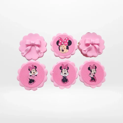 Minnie Cupcakes by The Cravery, handcrafted Disney-themed cupcakes with edible Minnie Mouse toppers, freshly baked in Birmingham.
