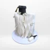 Modern Graduation Cake by The Cravery, handcrafted elegant cake from our cake shop in Mere Green.