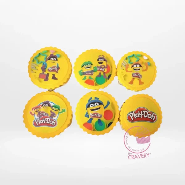 Play Doh Cupcakes by The Cravery, colourful handcrafted cupcakes inspired by Play Doh, baked fresh in Birmingham.