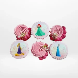 Princess Cupcakes by The Cravery, handcrafted cupcakes with fairytale and crown decorations, freshly baked in Birmingham.