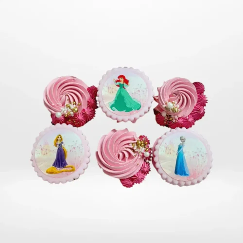 Princess Cupcakes by The Cravery, handcrafted cupcakes with fairytale and crown decorations, freshly baked in Birmingham.