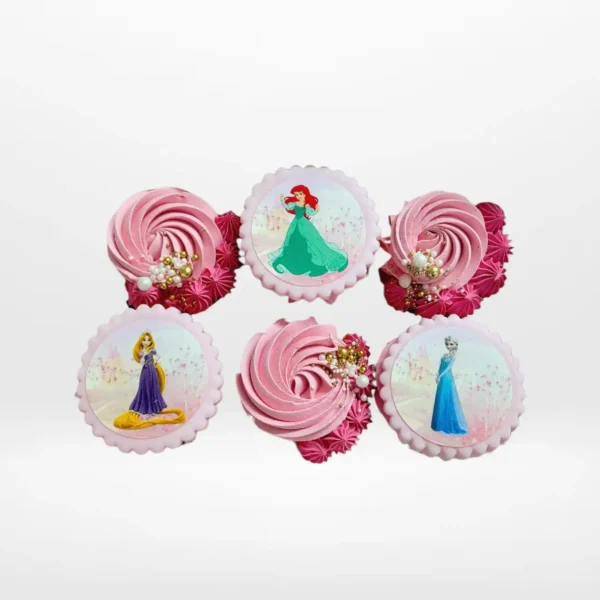 Princess Cupcakes by The Cravery, handcrafted cupcakes with fairytale and crown decorations, freshly baked in Birmingham.