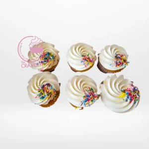 Rainbow Cupcakes by The Cravery, colourful handcrafted cupcakes in Birmingham.