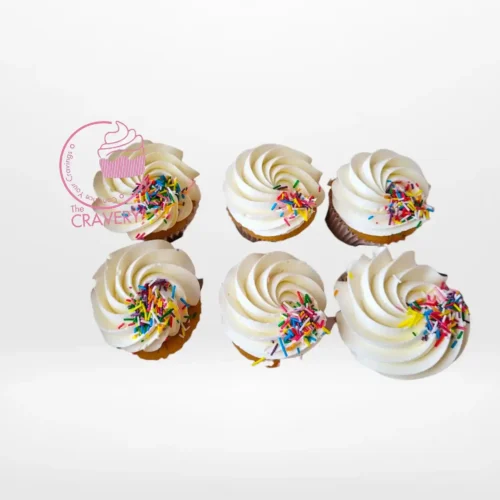 Rainbow Cupcakes by The Cravery, colourful handcrafted cupcakes in Birmingham.