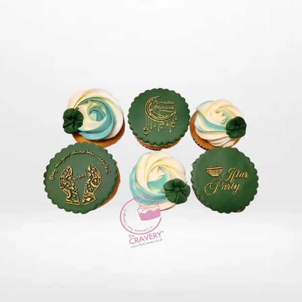 Ramadan Cupcakes by The Cravery, handcrafted festive cupcakes in Sutton Coldfield.