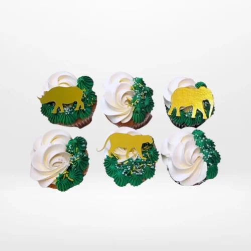 Safari Cupcakes by The Cravery, animal themed cupcakes handcrafted and freshly baked in Sutton Coldfield.