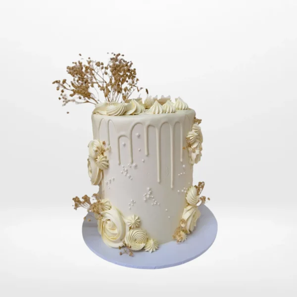 Simple Drip Cake with minimal buttercream drip design from Cake Shop Solihull
