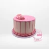 Simple Pink Cake Designs by The Cravery – elegant handcrafted pink buttercream cakes from the best cake shop in Birmingham.